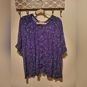 East Adeline Sailboat Blouse 4x